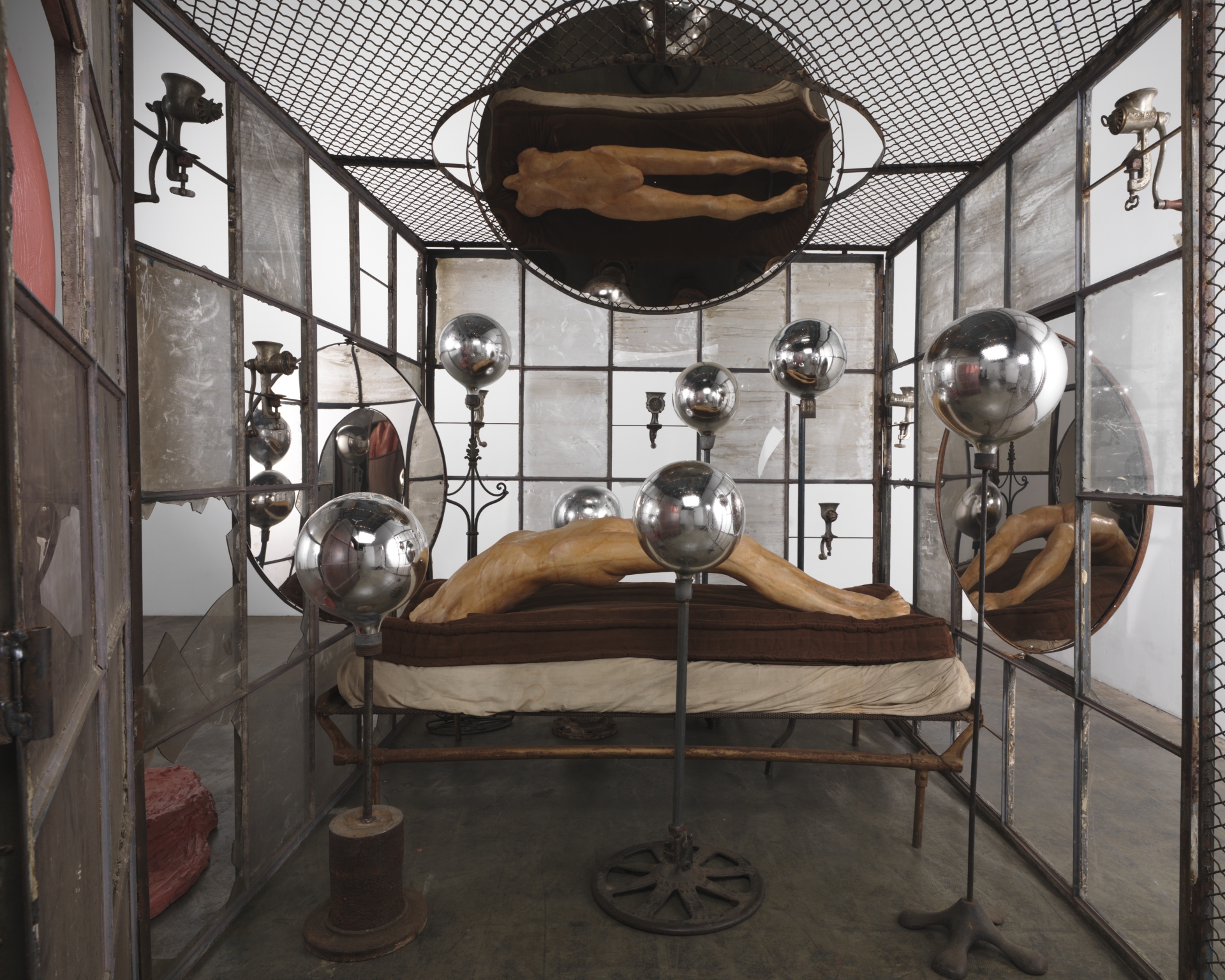 Louise Bourgeois' Cell works at Guggenheim, Bilbao