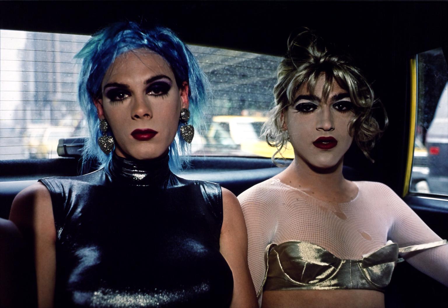 Misty and Jimmy Paulette in a taxi, NYC 1991. Nan Goldin. 