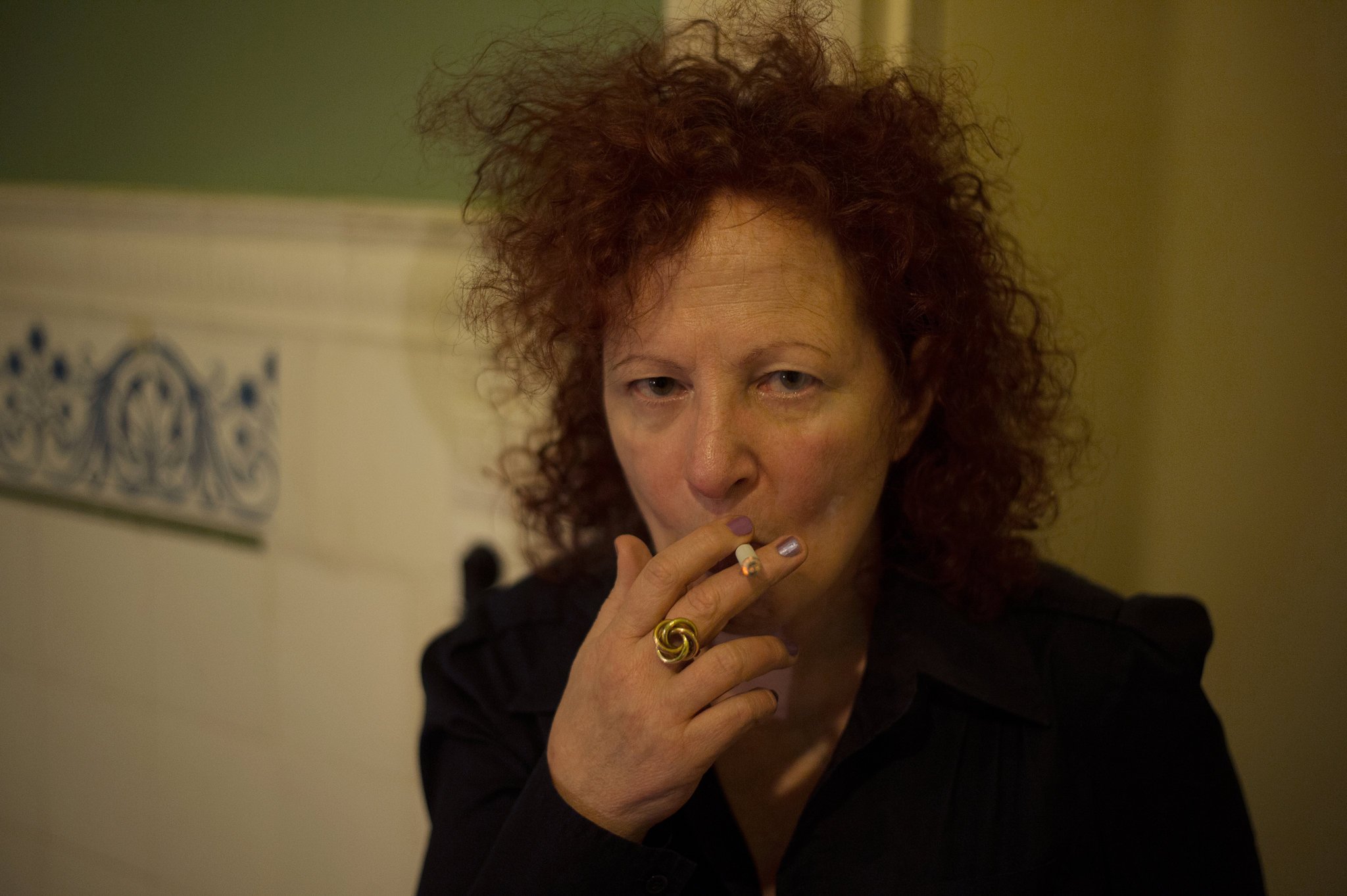 Self-Portrait 1st Time on Oxy, Berlin, 2014. © Nan Goldin, via Artforum