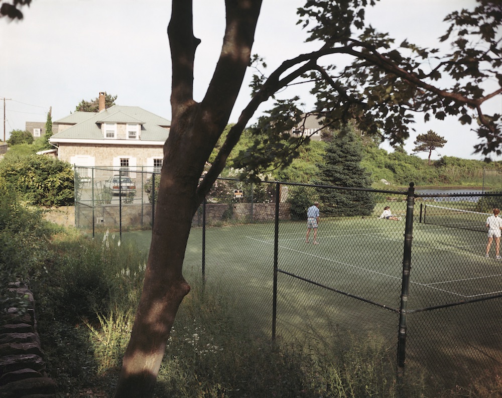 Tina Barney, Landscapes, Tennis Court, 1988