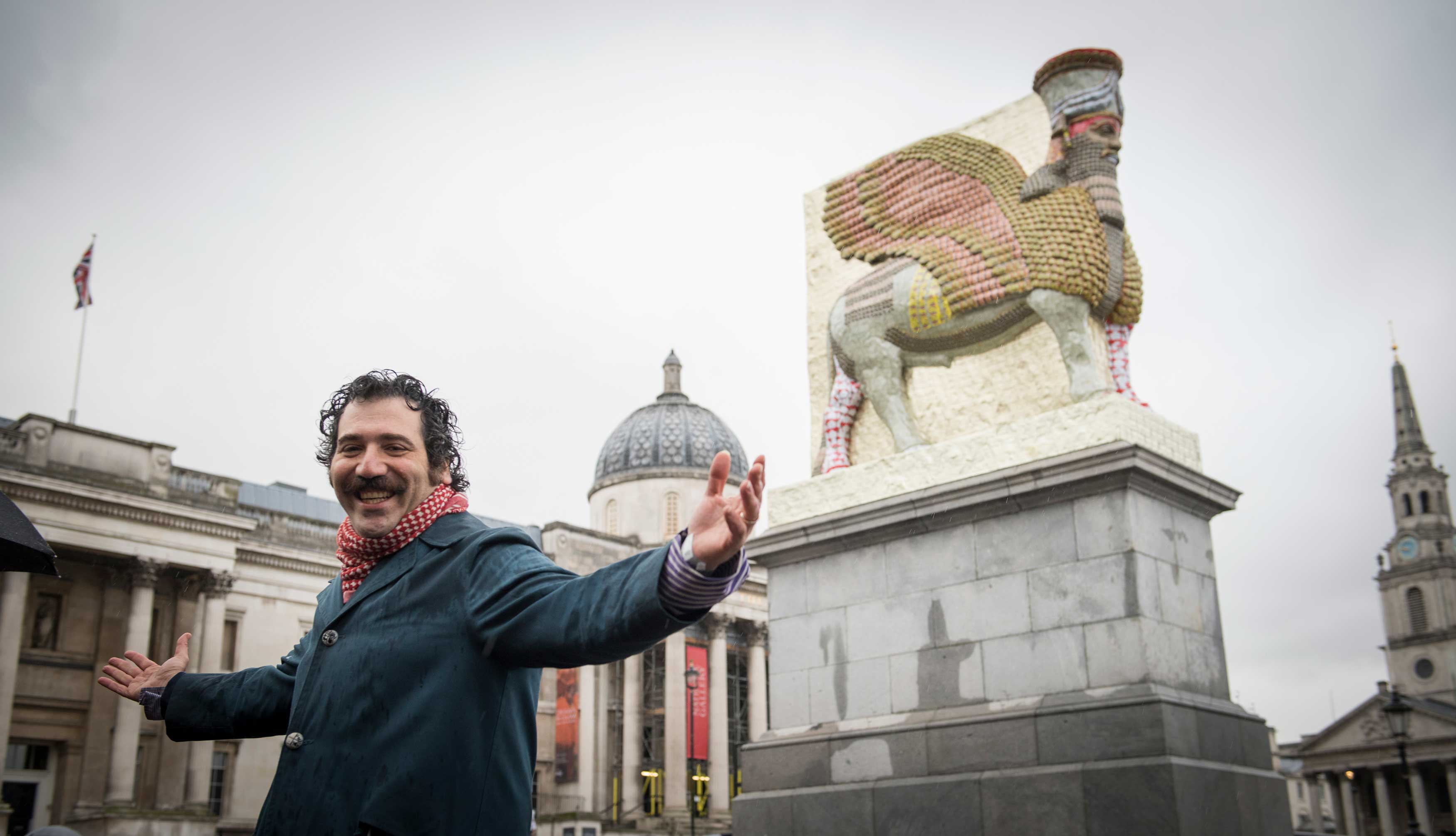 The artist unveils his fourth Plinth commission, photo by Caroline Teo