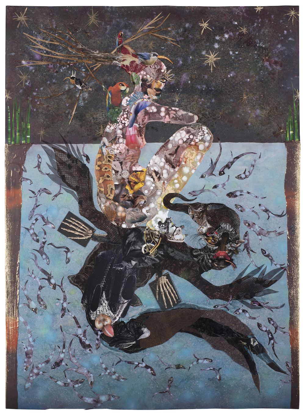 Beneath lies the Power, Wangechi Mutu, 2014 © Wangechi Mutu Courtesy the artist and Victoria Miro, London / Venice. Photography Bill Orcutt