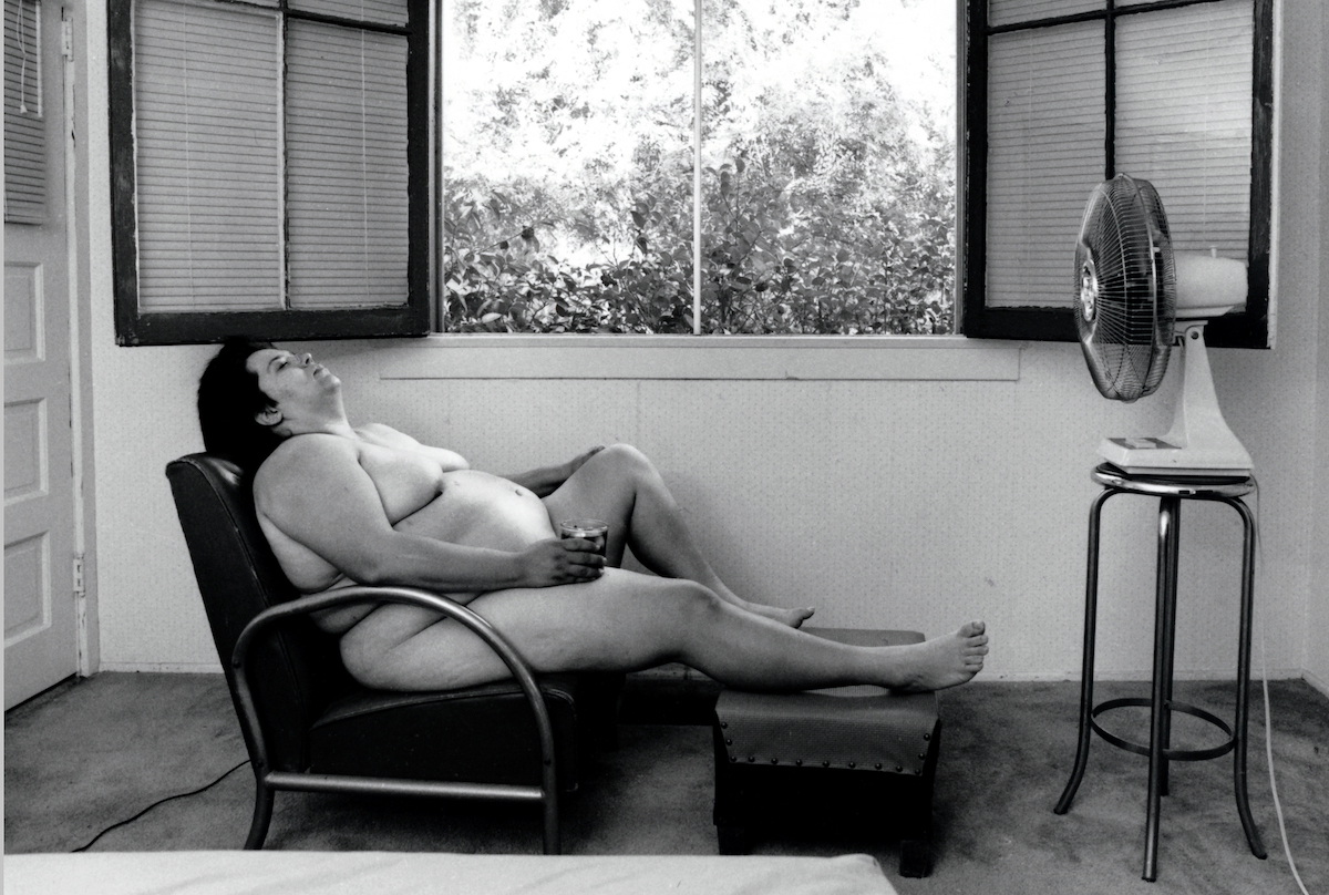 Laura Aguilar, In Sandy's Room, 1989. Courtesy of the artist and the UCLA Chicano Studies Research Center. Â© Laura Aguilar
