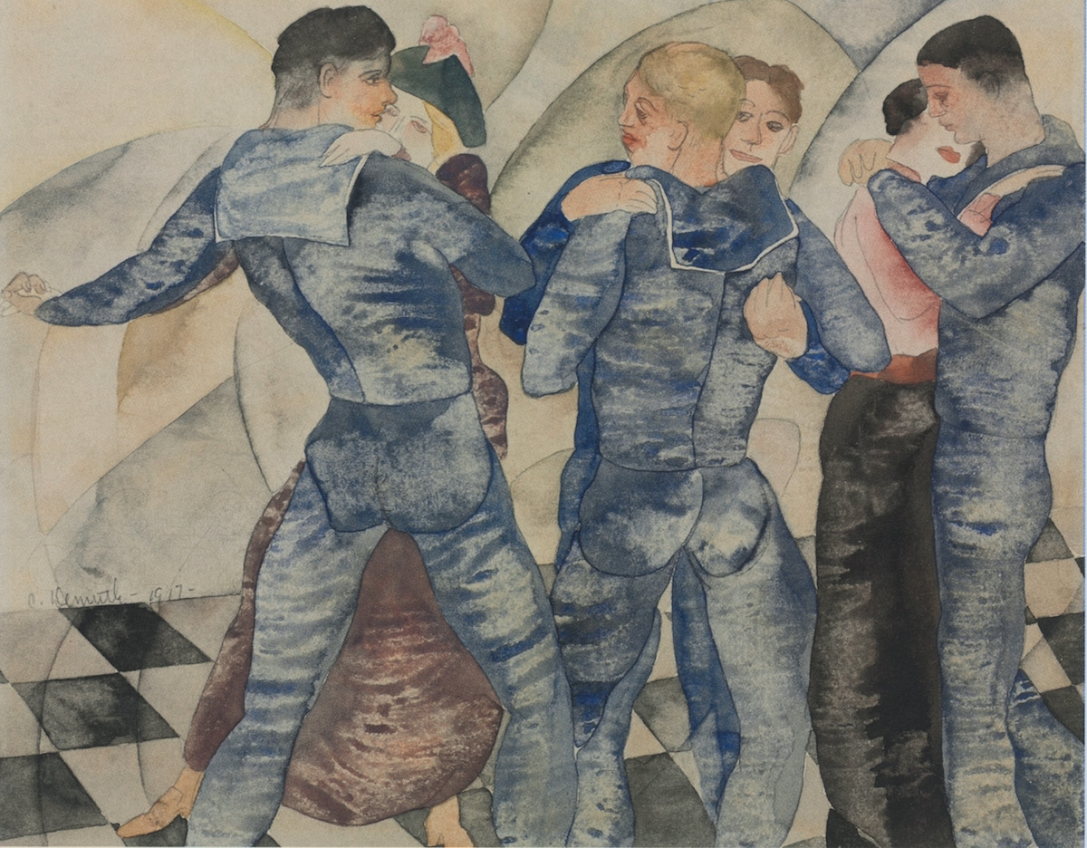 Charles Demuth, Dancing Sailors, 1917. Courtesy The Cleveland Museum of Art, Ohio