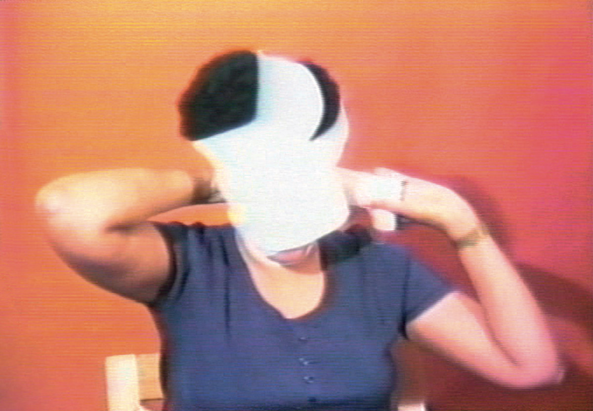 Howardena Pindell, Free, White and 21, 1980, video still. Courtesy the artist, Garth Greenan Gallery, and The Kitchen New York