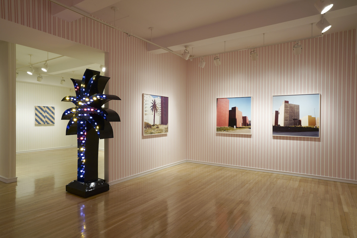 Installation view of Yto Barrada: How to Do Nothing with Nobody All Alone by Yourself. Photography by Tom Barratt, courtesy Pace Gallery