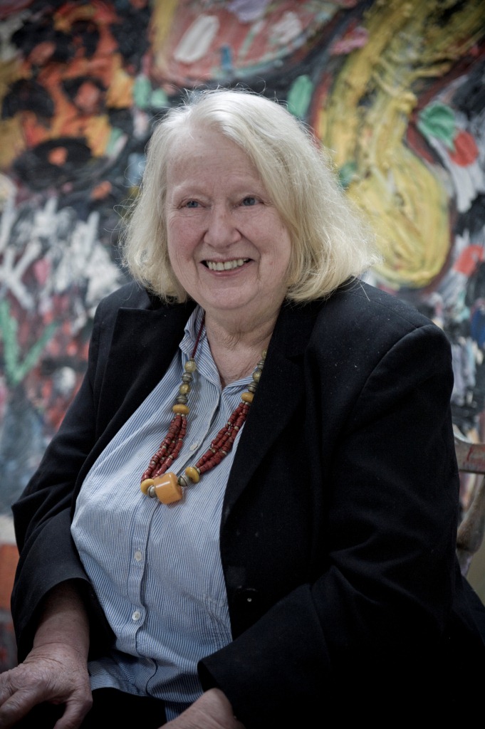 Gillian Ayres at home on the Cornwall / North Devon border, 2009. Photo Mike Hoban