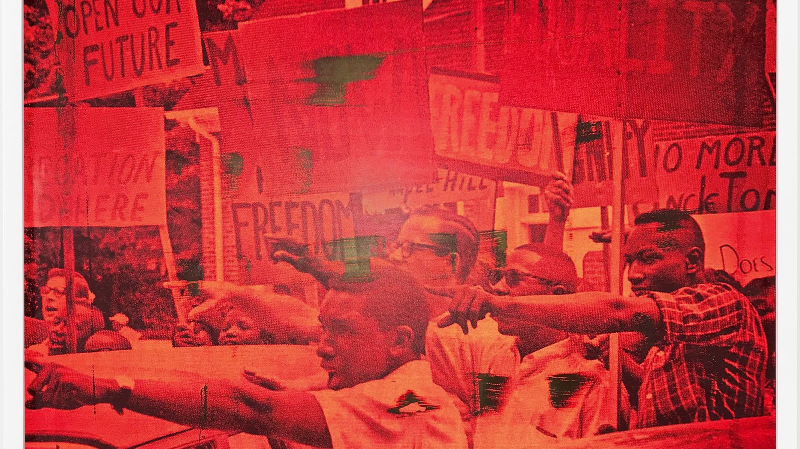 Freedom Now (red and gold), 2018, (flash)