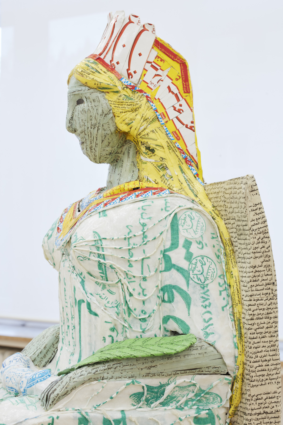 Seated Female Statue from Hatra, 2014