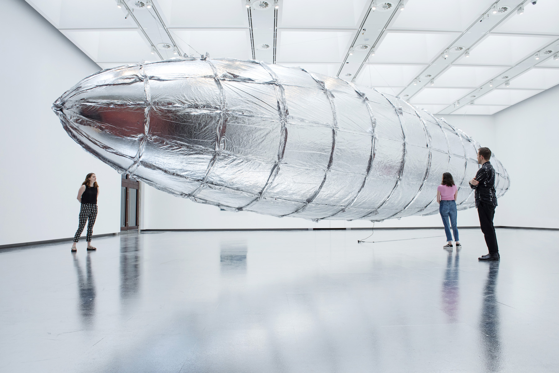 Installation view of Willing To Be Vulnerable, 2015-16 by Lee Bul at Hayward Gallery, 2018. Photo by Linda Nylind.