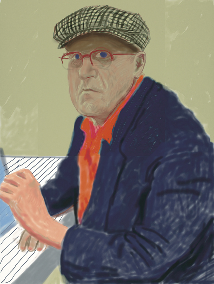 David Hockney, Self Portrait II, 14 March 2012, 2012 with Pace Gallery