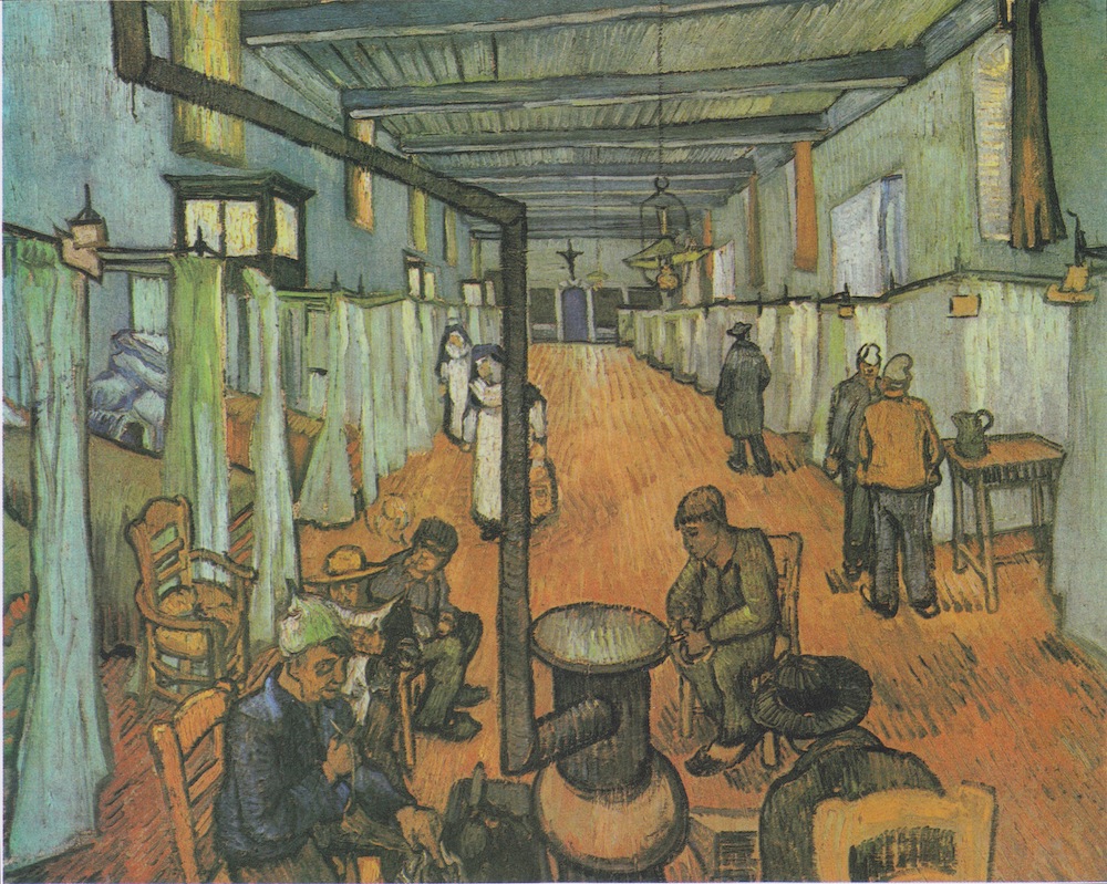 Vincent van Gogh, Dormitory in the Hospital in Arles, 1889