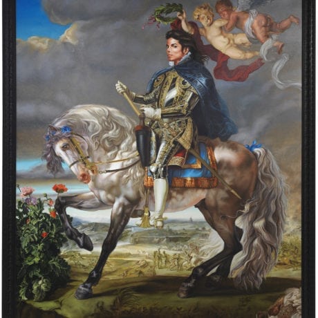 Kehinde Wiley, Equestrian Portrait of King Philip II (Michael Jackson), 2010