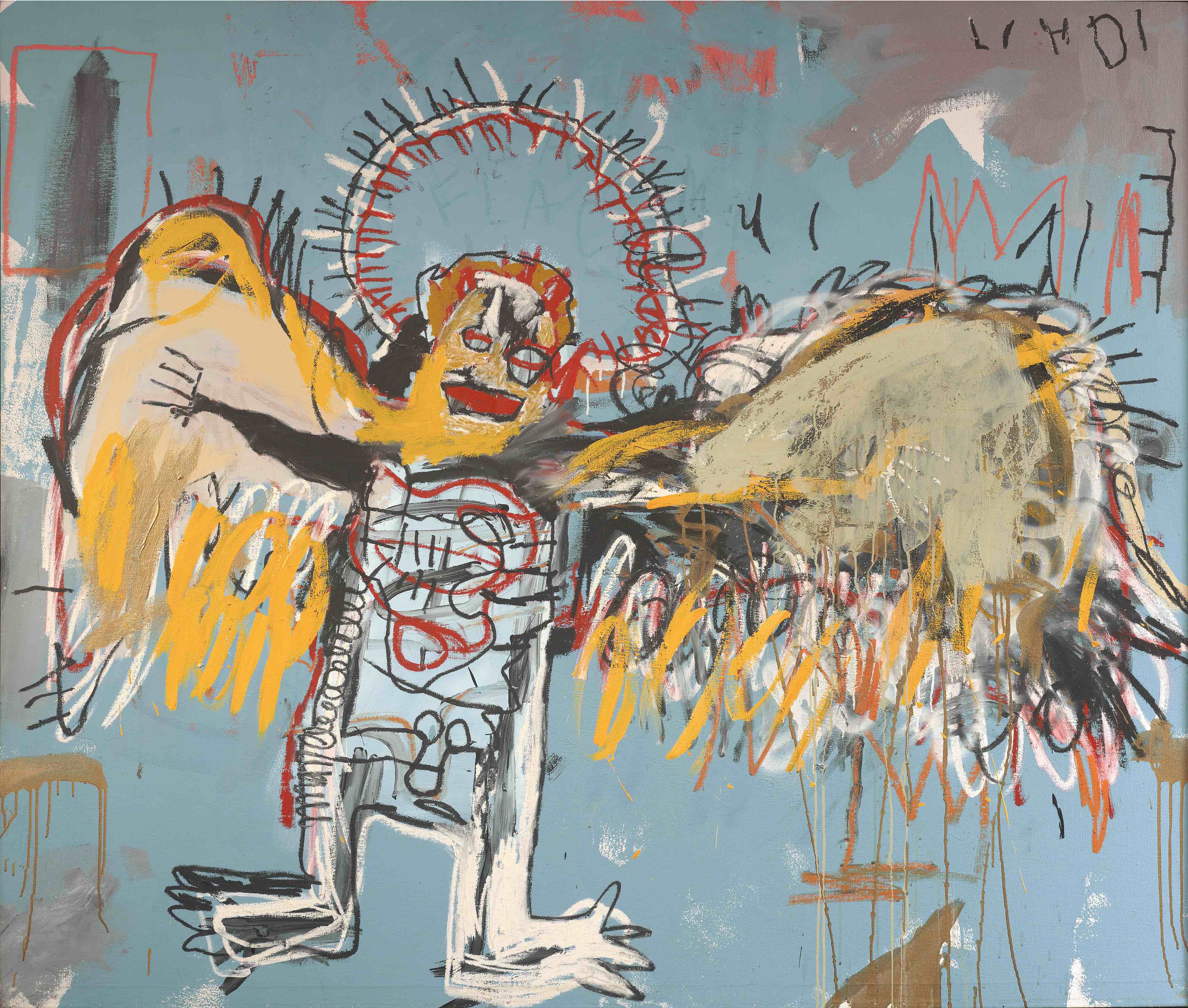 Jean Michel Basquiat, Fallen Angel, Â© Collection Carmignac. The Estate of Jean Michel Basquiat, Adagp, Paris 2017