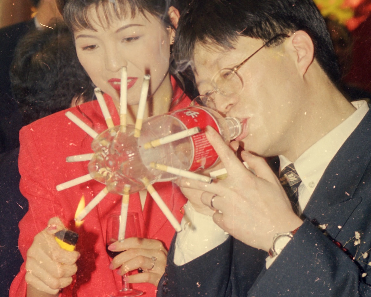 Thomas Sauvin Until Death Do Us Part Smoking at Chinese Weddings Archive Photography Beijing Red China 