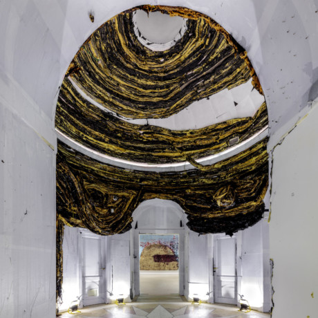 Mark Bradford, Tomorrow Is Another Day, La Biennale di Venezia, US Pavilion, Venice, Italy, 2017. Installation view. Photo: Joshua White. Courtesy the artist and Hauser & Wirth