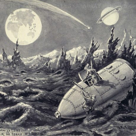 Georges Melies, Le voyage dans la lune Le clair de terre. Courtesy collection of the Cinematheque Francaise