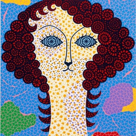 Yayoi Kusama, Self-Portrait Belros, 2010 with Victoria Miro