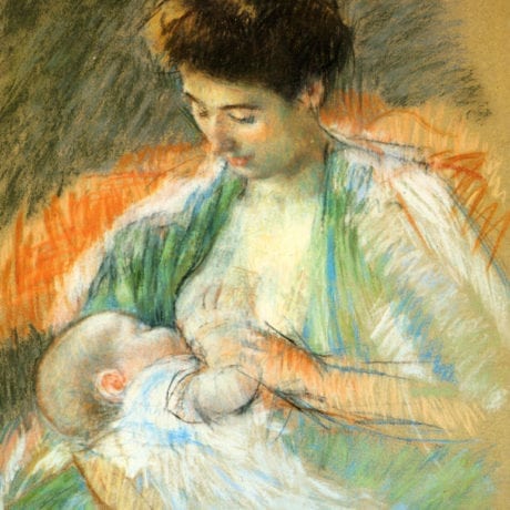 Mary Cassatt, Mother Rose Nursing Her Child