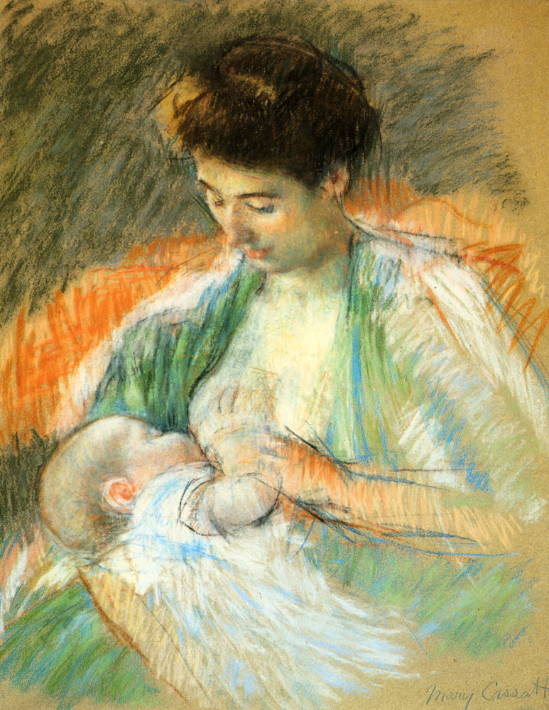 Mary Cassatt, Mother Rose Nursing Her Child