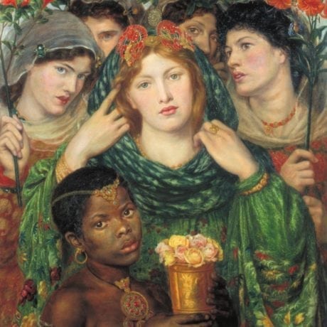 Dante Gabriel Rossetti, The Beloved ('The Bride'), 1865-6. Purchased with assistance from Sir Arthur Du Cros Bt and Sir Otto Beit KCMG through the Art Fund 1916 © Tate