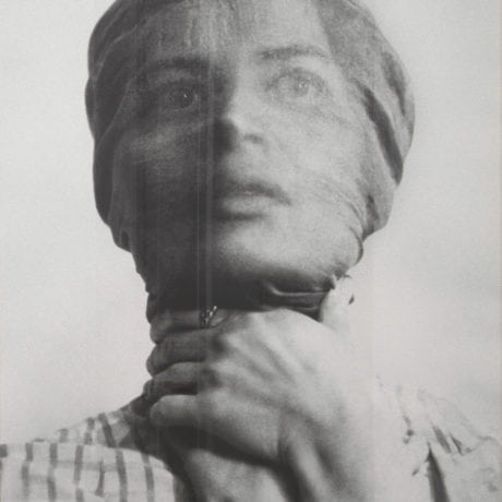 Wanda Czelkowska Self Portrait, Early 1970s B&W photograph Thaddeus Ropac London Feminist Artist