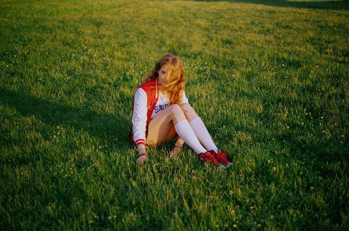 From The Teenage Gaze series, 2010-2015 Petra Collins photographer female field girl 