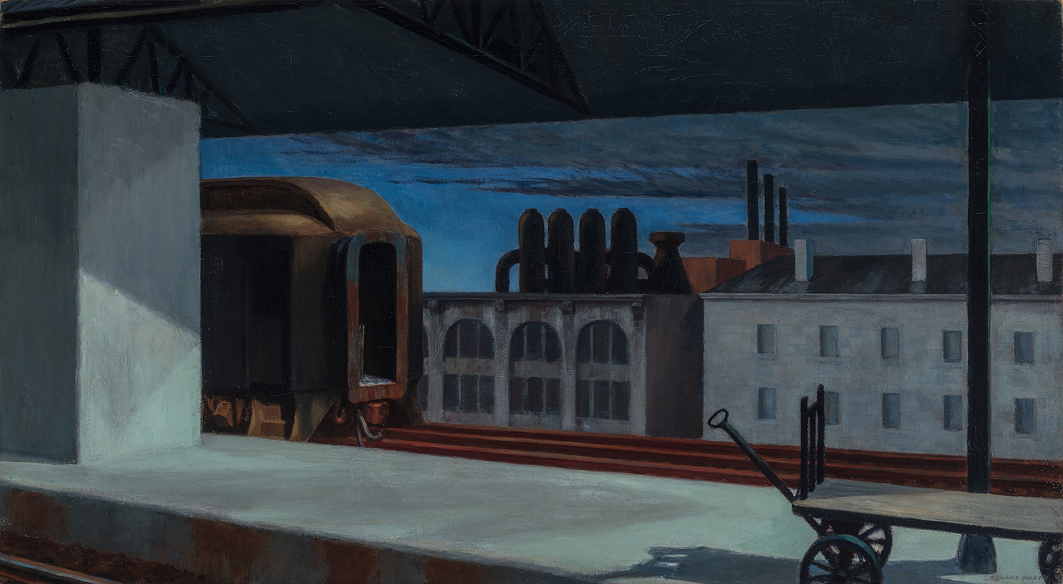 Edward Hopper, Dawn in Pennsylvania, 1942, on show in America's Cool Modernism at the Ashmolean until 22 July Â© Heirs of Josephine N. Hopper, licensed by the Whitney Museum of American Art