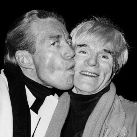 Halton and Warhol, 1984 © Roxanne Lowit