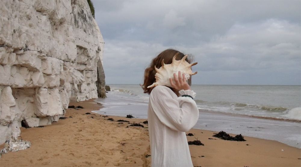 Kate McMillan, The Past is Singing in our Teeth, 2018, video still. Arusha Gallery, Edinburgh Arts Festival