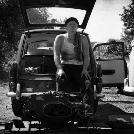 Marlene Resting with a Beer, Oregon, 1974. Courtesy of the Artist.