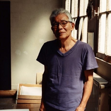 Takesada Matsutani in hs studio. Photo by Jules Faure