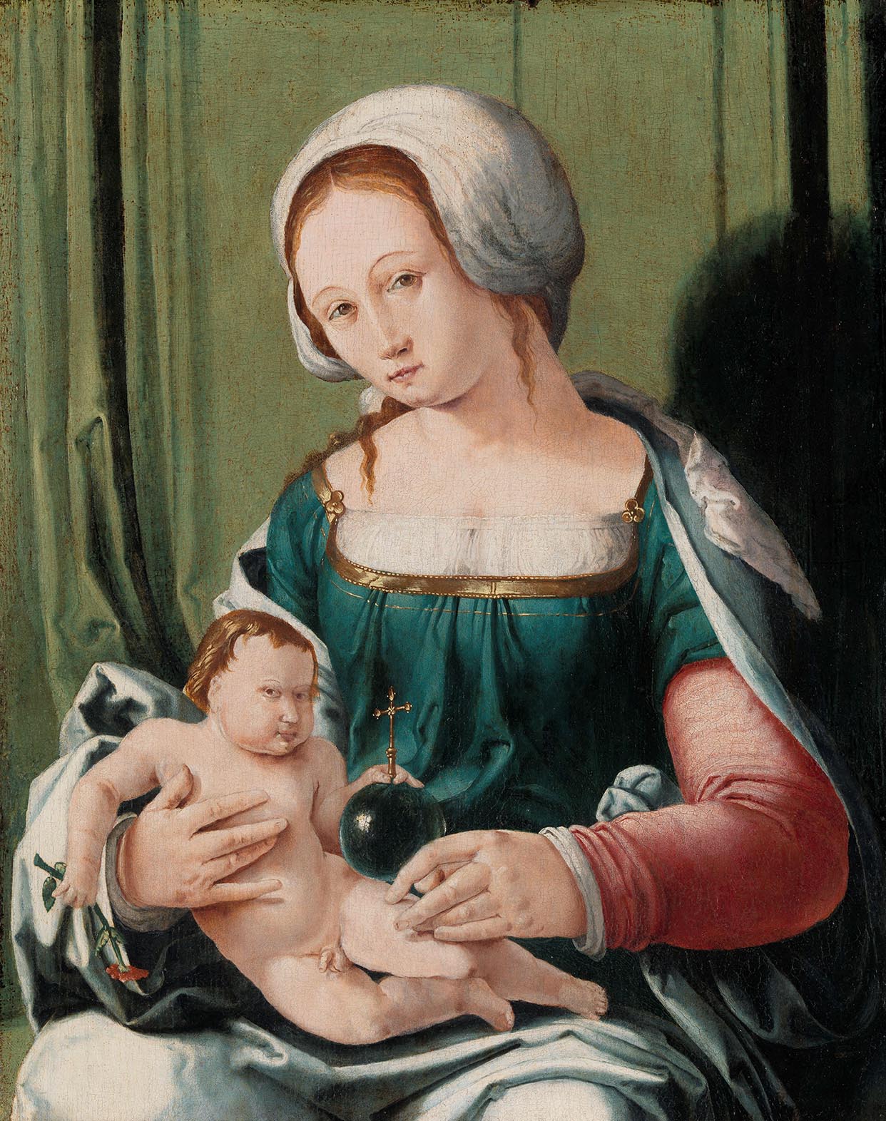 Virgin and Child, Lucas van Leyden (attributed to), c1530