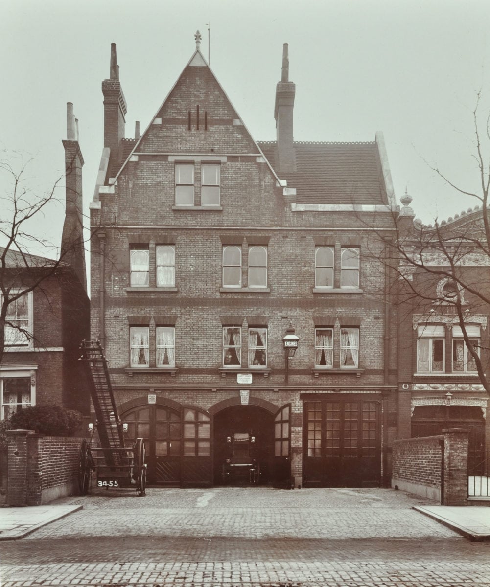 1.Peckham Road Fire Station, 1905. London Metropolitan Archives, City of London