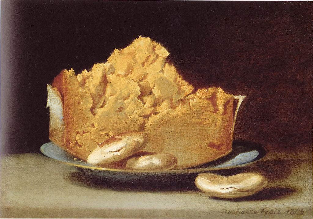 Raphaelle Peale, Cheese with Three Crackers, 1813