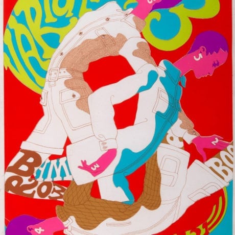 Antonio Lopez (1943 – 1987) Daniel Hechter Fashion ‘Variation 3’, 1967 Colour Pencil & Colour Overlay on Paper, 60.5 x 48 cms