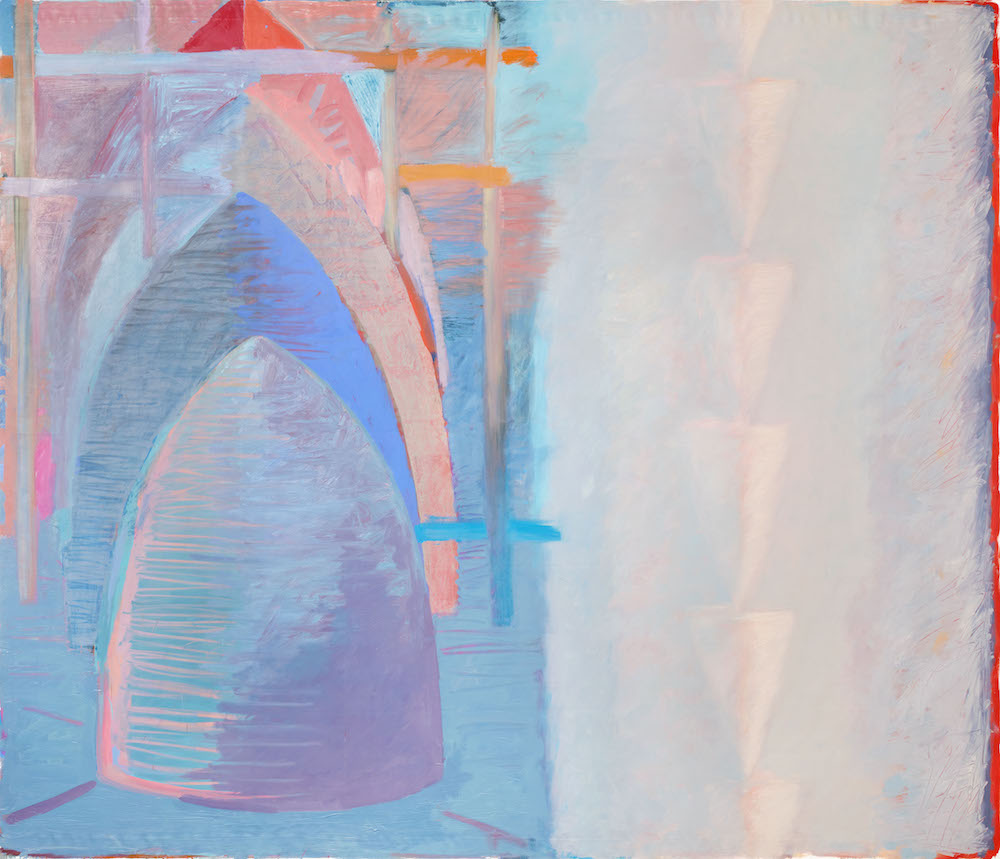 Blue Cathedral, 1988. Oil on canvas