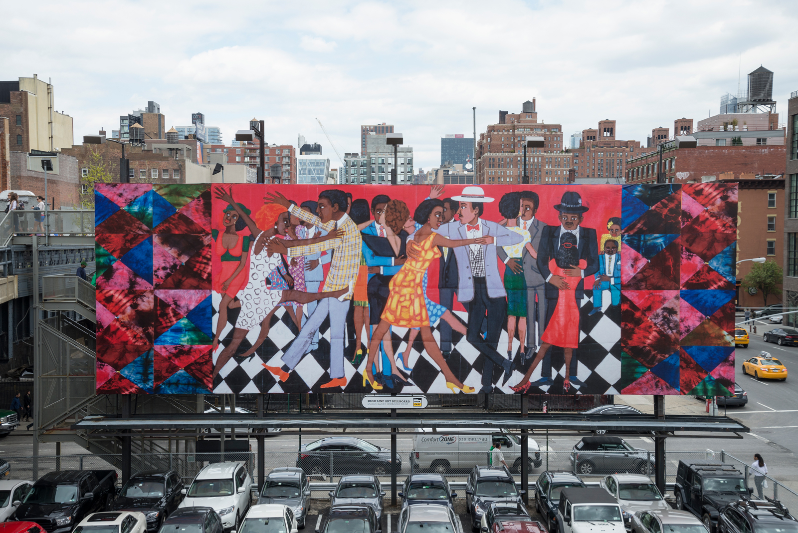 Faith Ringgold, Groovin High, photo: Timothy Schenck, courtesy: Friends of the High Line