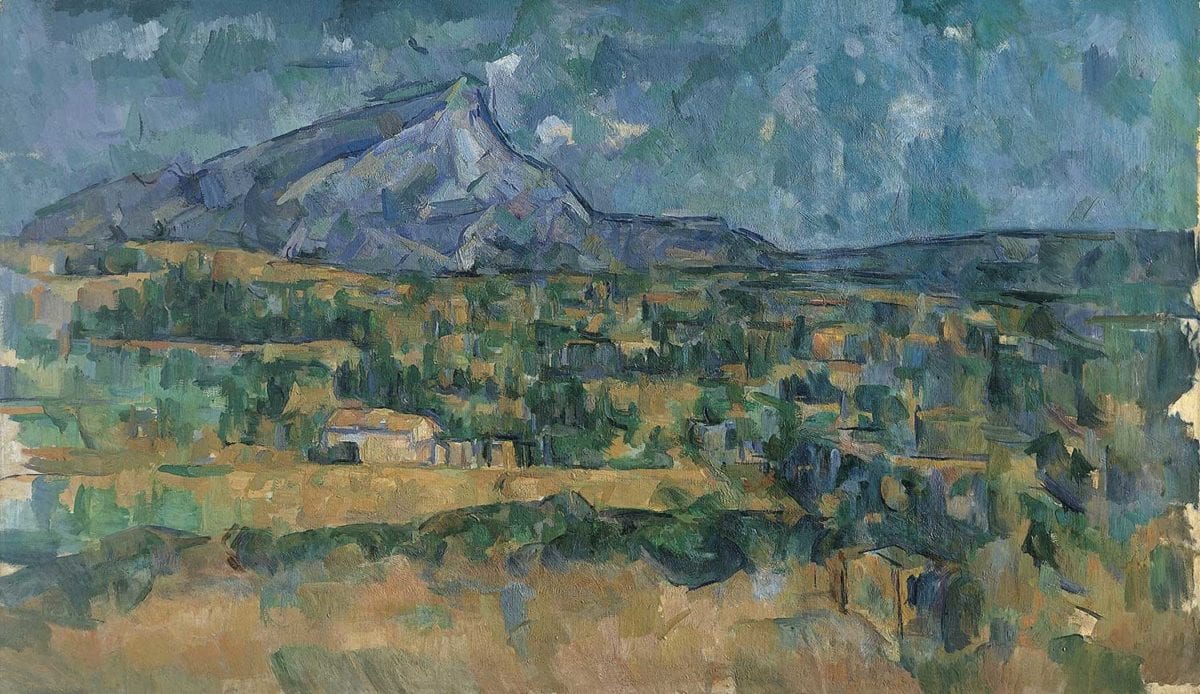 Cezanne, Mont Sainte-Victoire, c. 1902 - 1906. Courtesy The Metropolitan Museum of Art, New York.