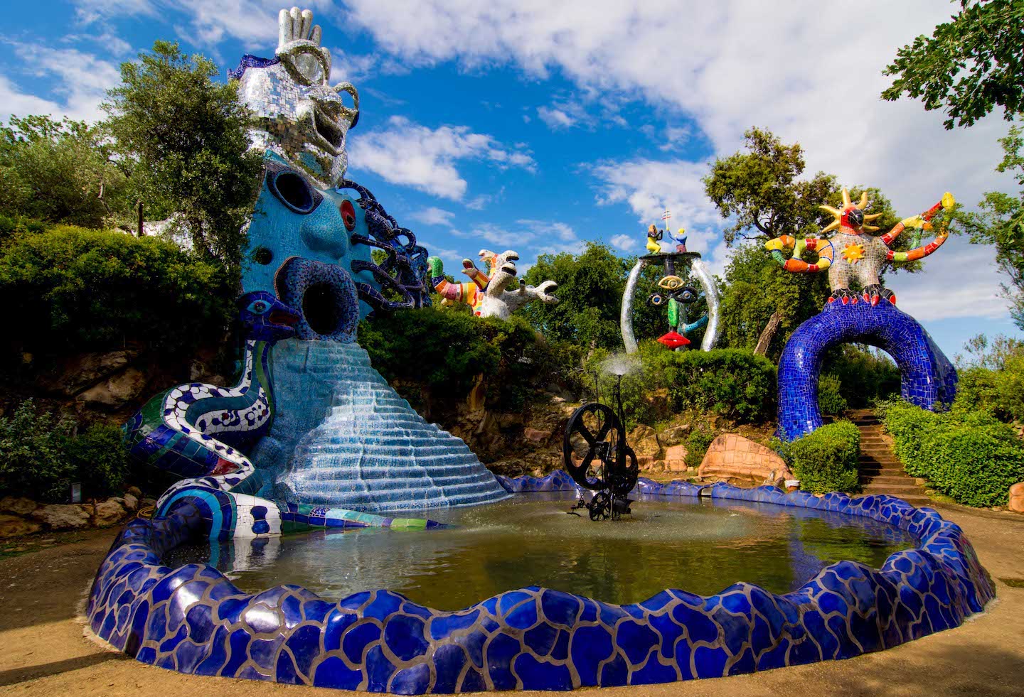 Niki de Saint Phalle Tarot Garden Tuscany Italy Sculpture Garden 