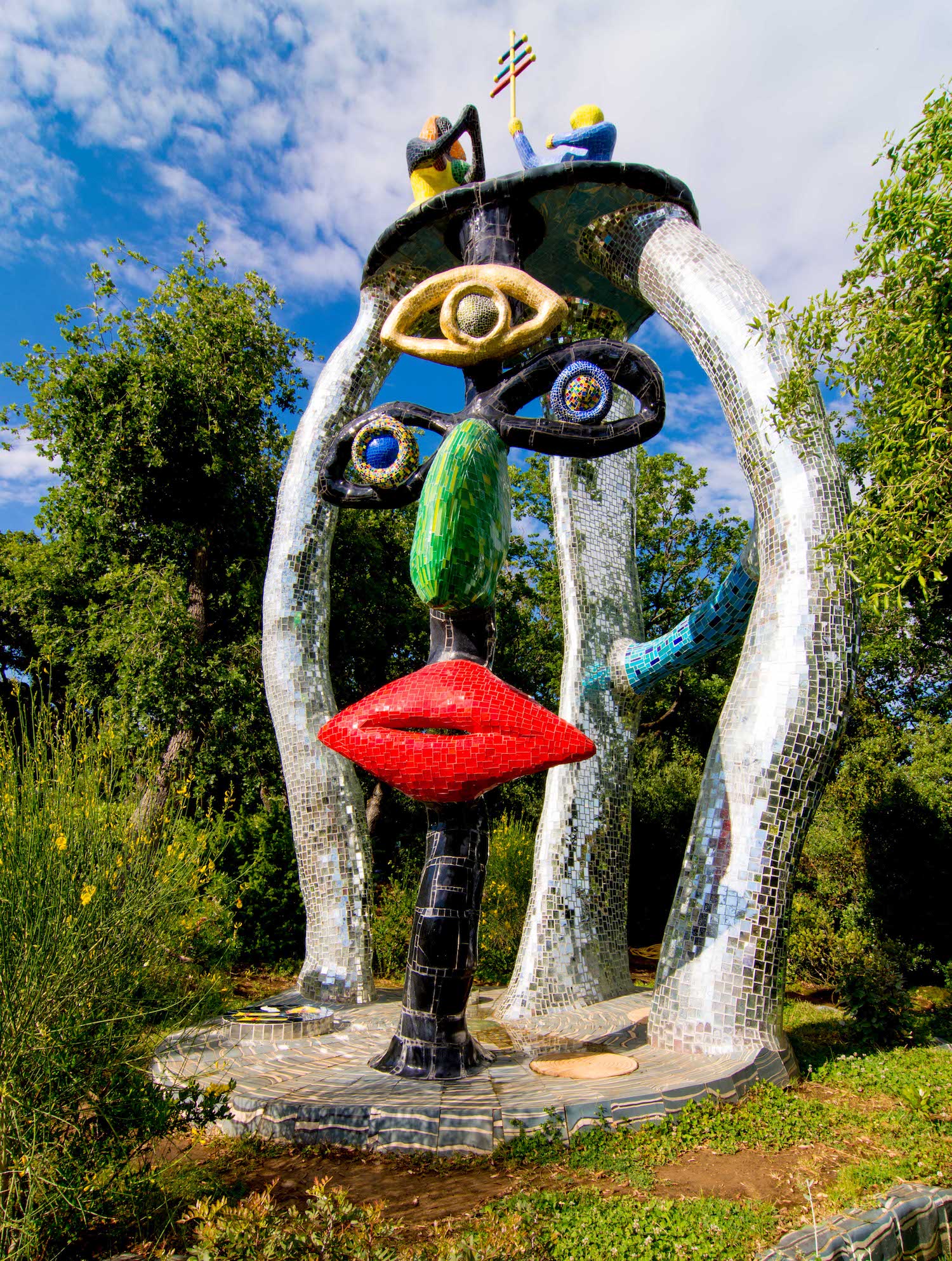Niki de Saint Phalle Tarot Garden Tuscany Italy Sculpture Garden 