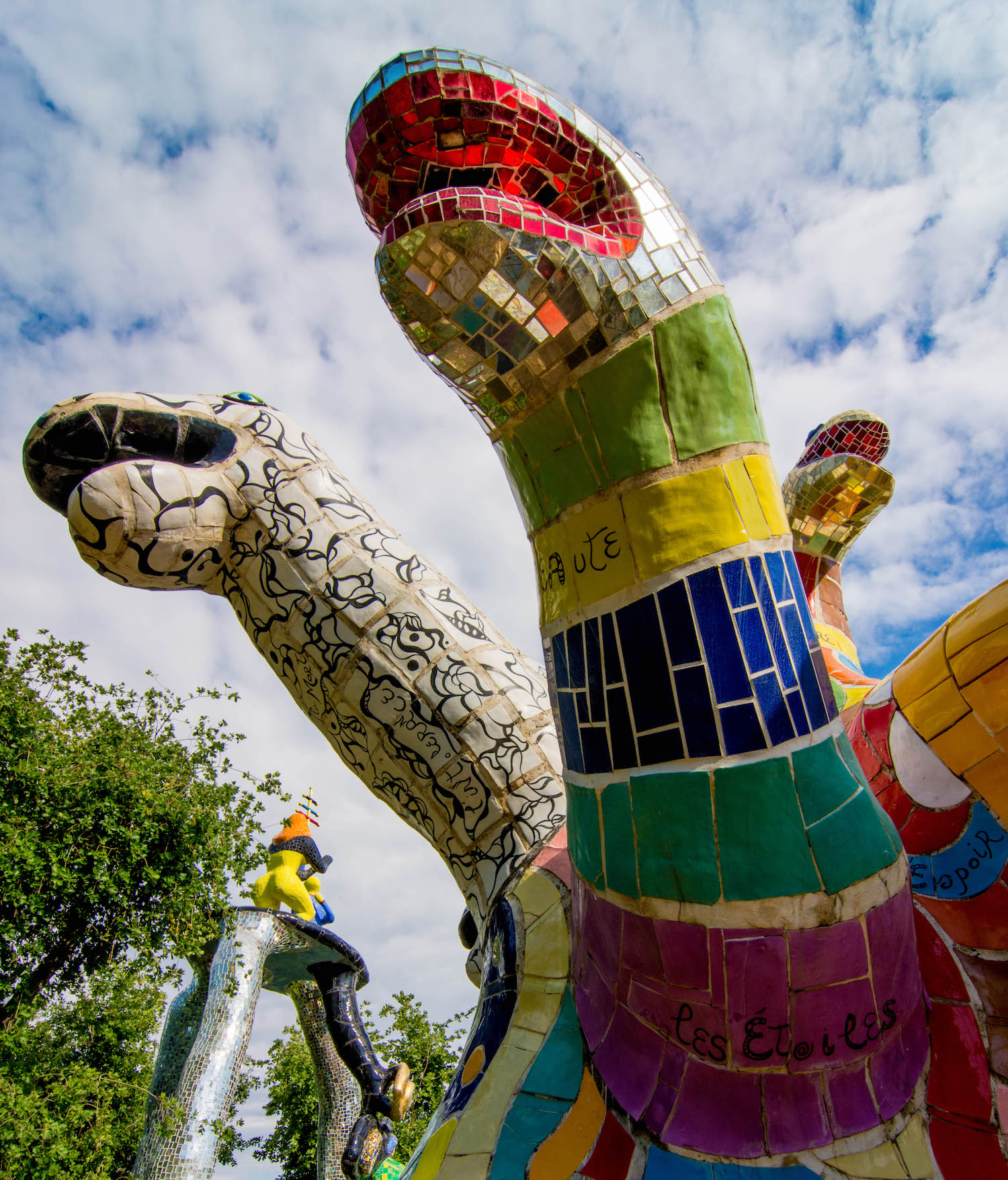 Niki de Saint Phalle Tarot Garden Tuscany Italy Sculpture Garden 