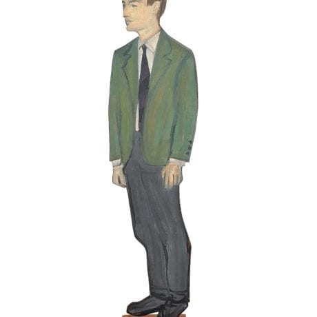 Alex Katz, Frank O’Hara, 1959–60. Private collection.