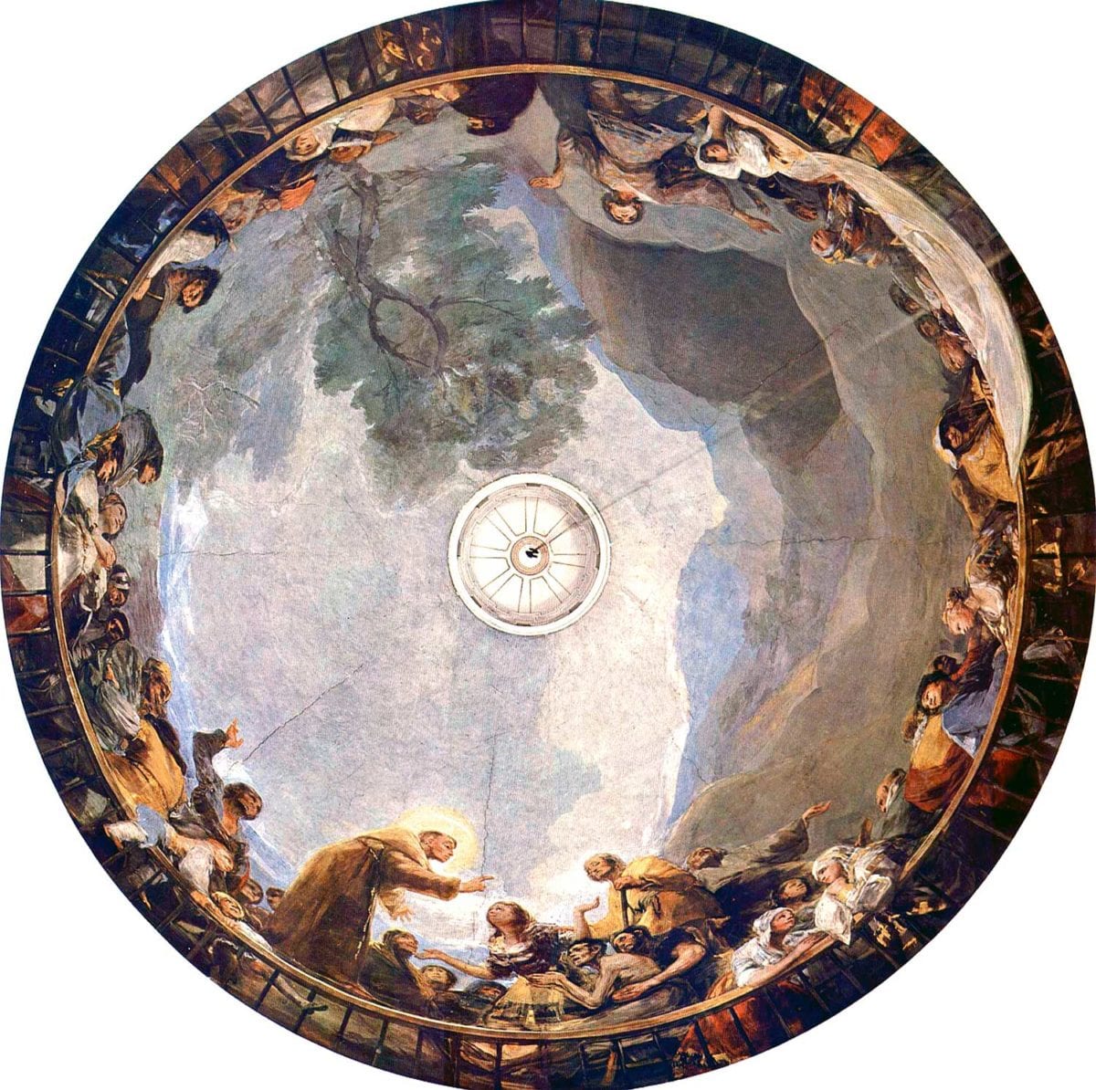 Goya, The Royal Chapel of Saint Anthony of La Florida frescoes, c.1798. Wikimedia Commons.