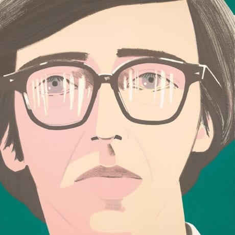 Alex Katz, Portrait of a Poet: Kenneth Koch, 1970. Courtesy the author.