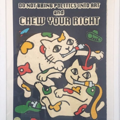 Nobuaki Takekawa, CHEW YOUR RIGHT, 2018. Photo Holly Black