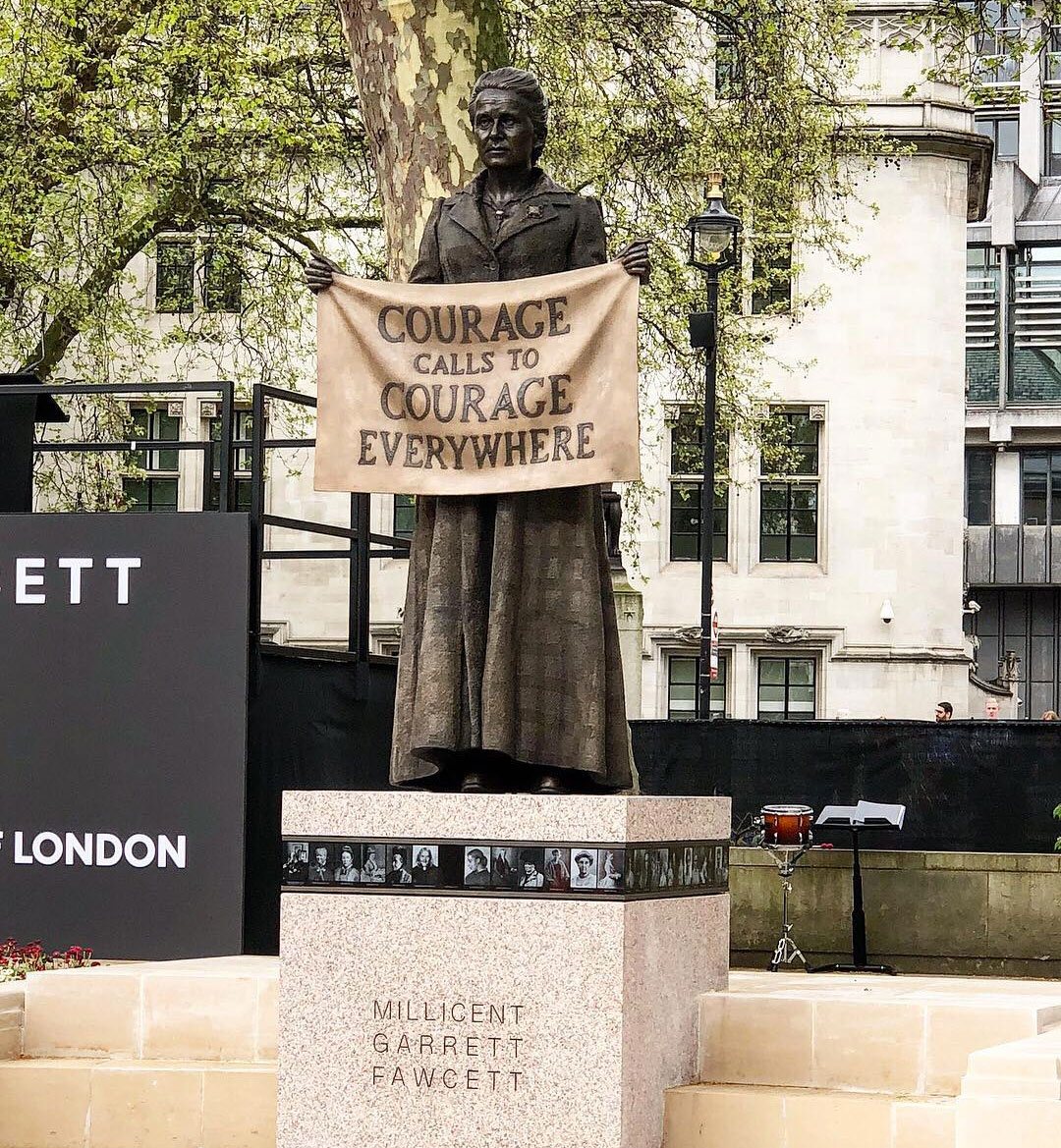 Gillian Wearing, Millicent Fawcett Statue. Courtesy Greater London Authority. Photo by Caroline Teo.