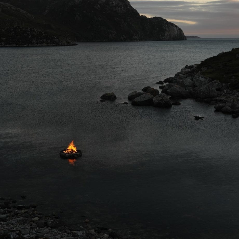 `Firestack, Autumn: Aird Bheag, outer Hebrides, 2015. By Julie Brook