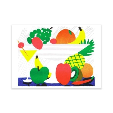 print artist fruit art colour gift kids