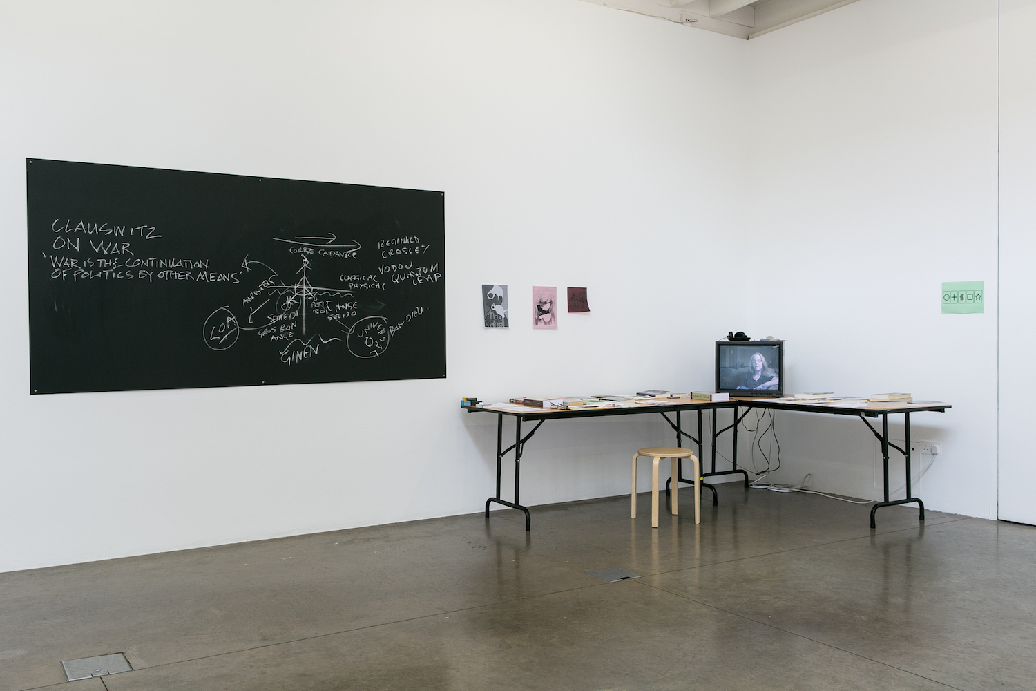 Bonnie Camplin , installation view, The Military Industrial Complex, South London Gallery, London, 13 - 15 June 2015. All images courtesy the artist and Cabinet, London